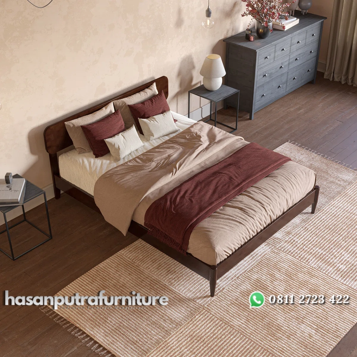 Vetulla Tempat Tidur Kayu Jati Solid Minimalis Jepara Hasan Putra Furniture Jepara - Indonesia Furniture 2 Vetulla Tempat Tidur Kayu Jati Solid Minimalis Jepara Hasan Putra Furniture Jepara - Indonesia Furniture - Gambar 2