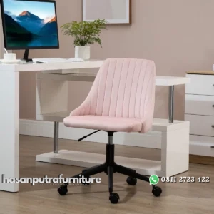 Vinsetto Kursi Kerja Minimalis Kain Beludru Lembut Minimalis Hasan Putra Furniture Jepara - Indonesia Furniture