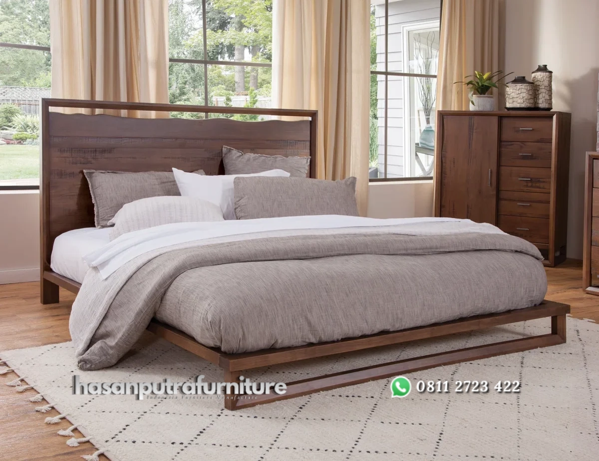 Willery Tempat Tidur Kayu Jati Solid Desain Minimalis Hasan Putra Furniture Jepara - Indonesia Furniture 1 Willery Tempat Tidur Kayu Jati Solid Desain Minimalis Hasan Putra Furniture Jepara - Indonesia Furniture