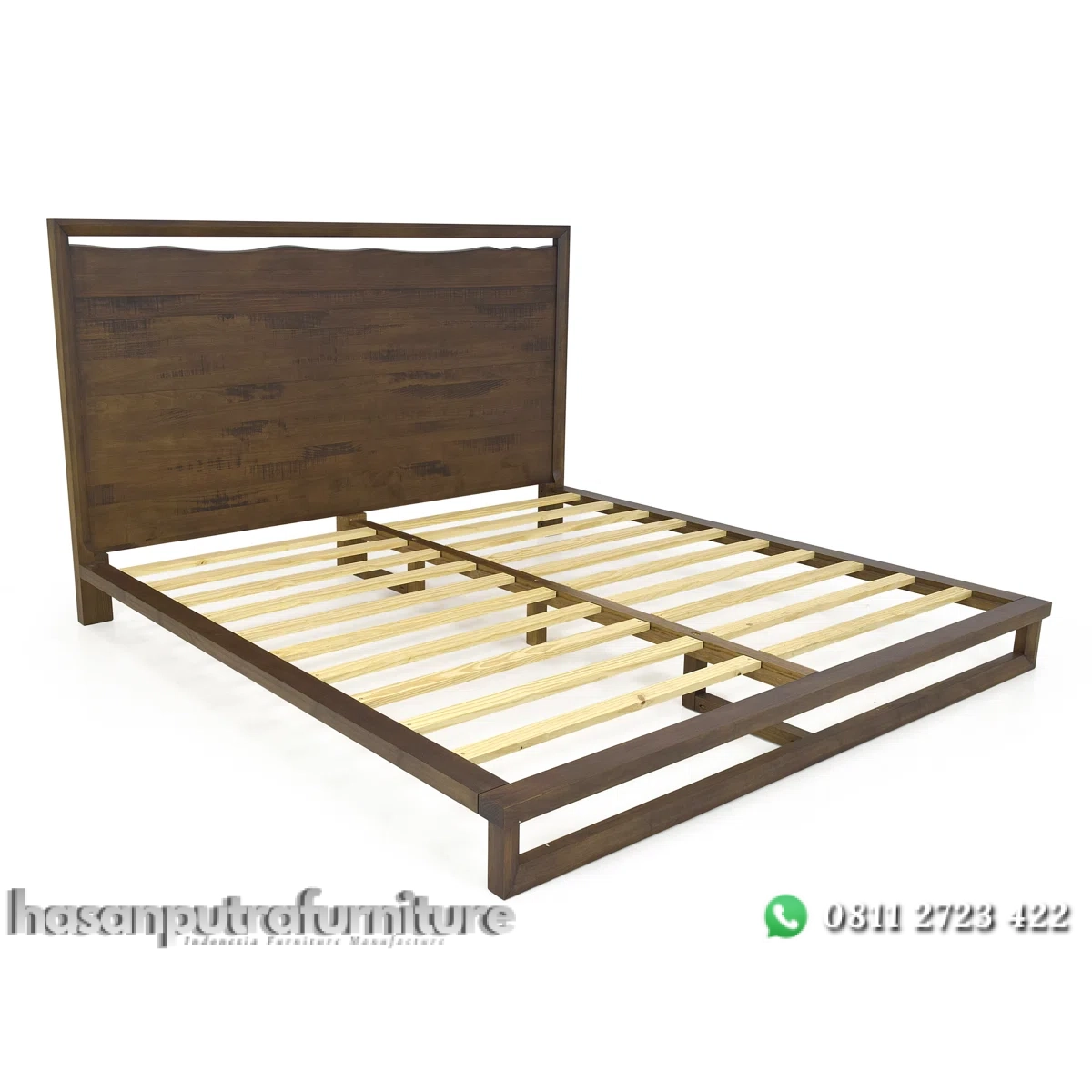 Willery Tempat Tidur Kayu Jati Solid Desain Minimalis Hasan Putra Furniture Jepara - Indonesia Furniture 3 Willery Tempat Tidur Kayu Jati Solid Desain Minimalis Hasan Putra Furniture Jepara - Indonesia Furniture - Gambar 3