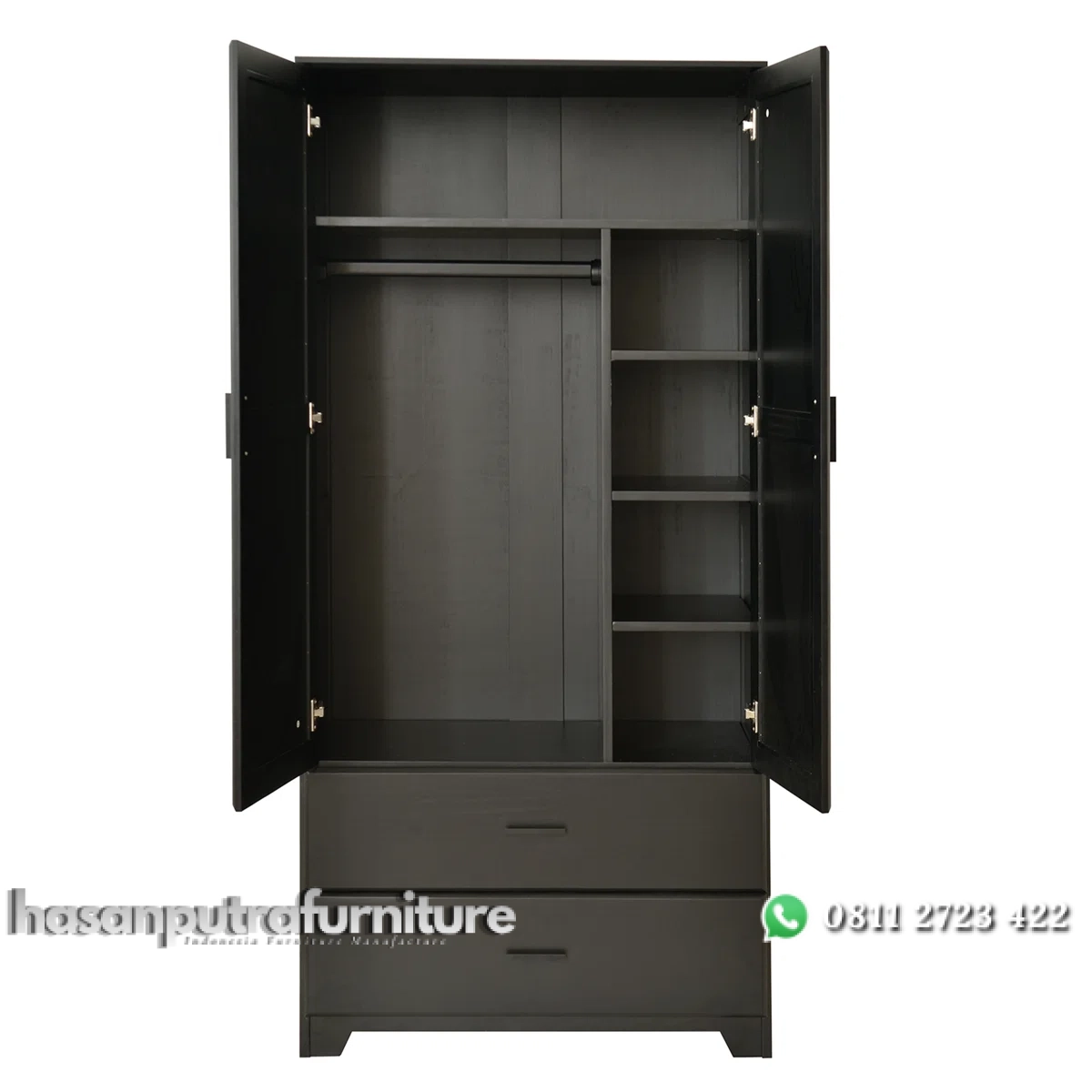Zulfa Lemari Pakaian 2 Pintu Plywood Minimalis Modern Hasan Putra Furniture Jepara - Indonesia Furniture 3 Zulfa Lemari Pakaian 2 Pintu Plywood Minimalis Modern Hasan Putra Furniture Jepara - Indonesia Furniture - Gambar 3