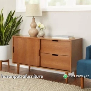 Bufet minimalis terbaru bufet pintu sleding kayu jati Indonesia Furniture