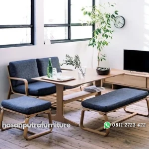 Kursi tamu retro dudukan busa terbaru kursi keluarga terbaik Indonesia Furniture