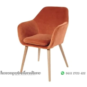 Kursi cafe terbaik dudukan busa kain jok bludru Indonesia Furniture