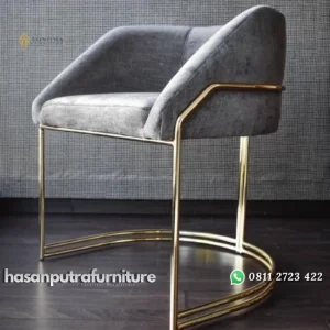 kursi makan / dinning chair stainless modern populer Indonesia Furniture