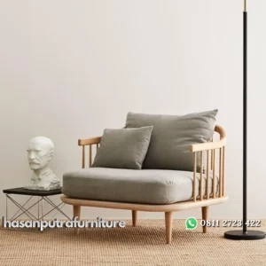 Kursi santai jari2 terbaru sofa single kayu jati Indonesia Furniture
