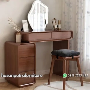 Meja rias kayu jati elegan meja rias kecantikan modern Indonesia Furniture