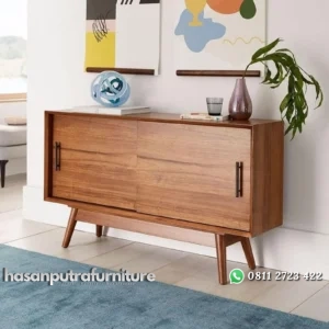 Bufet retro terbaik kayu jati bufet paling laris Indonesia Furniture