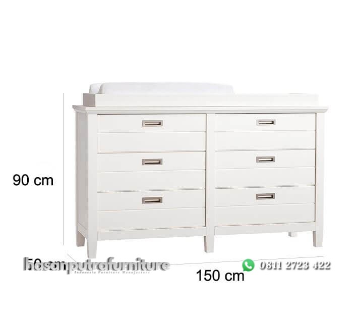 Baby Tafel 6 Laci Model Minimalis Modern Hasan Putra Furniture Jepara - Indonesia Furniture 2 Baby Tafel 6 Laci Model Minimalis Modern Hasan Putra Furniture Jepara - Indonesia Furniture - Gambar 2