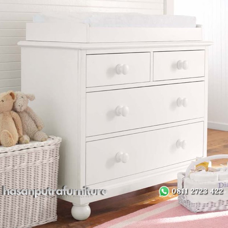 Baby Tafel Duco Putih Model Minimalis 6 Laci Baru Hasan Putra Furniture Jepara - Indonesia Furniture 2 Baby Tafel Duco Putih Model Minimalis 6 Laci Baru Hasan Putra Furniture Jepara - Indonesia Furniture - Gambar 2