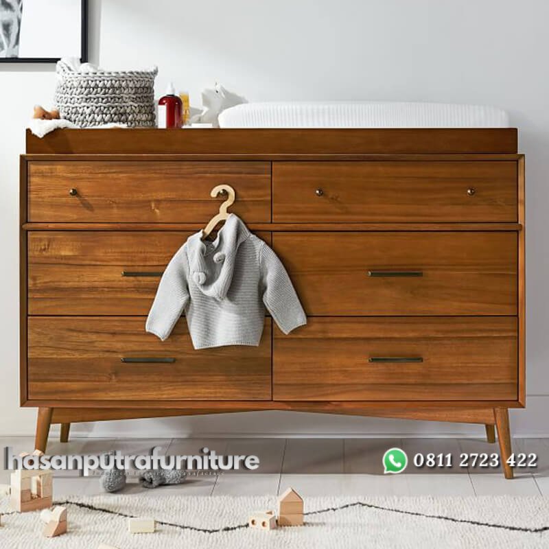 Baby Tafel Retro Jati Model Minimalis 6 Laci Hasan Putra Furniture Jepara - Indonesia Furniture 2 Baby Tafel Retro Jati Model Minimalis 6 Laci Hasan Putra Furniture Jepara - Indonesia Furniture - Gambar 2