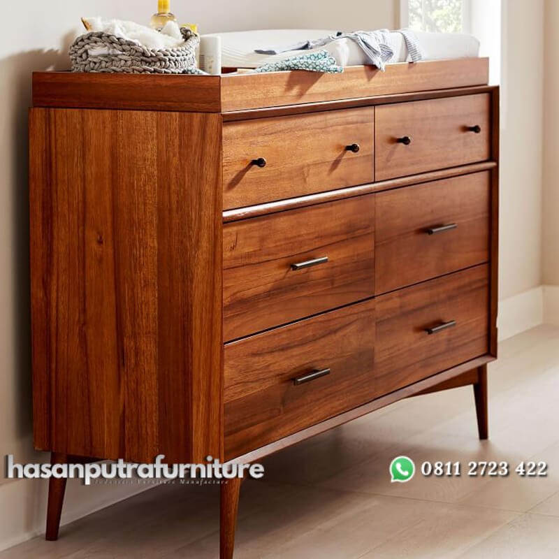 Baby Tafel Retro Jati Model Minimalis 6 Laci Hasan Putra Furniture Jepara - Indonesia Furniture 3 Baby Tafel Retro Jati Model Minimalis 6 Laci Hasan Putra Furniture Jepara - Indonesia Furniture - Gambar 3