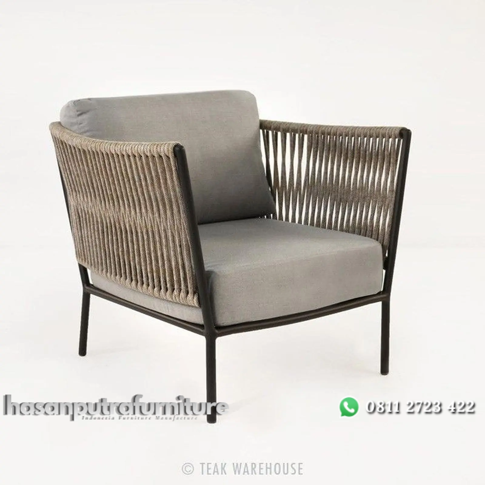 Kursi santai rajut terbaru busa tebal Indonesia Furniture 1 Kursi santai rajut terbaru busa tebal Indonesia Furniture