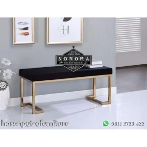 sofa stool stainless gold glosy minimalis (sofa retro, sofa tamu) Indonesia Furniture