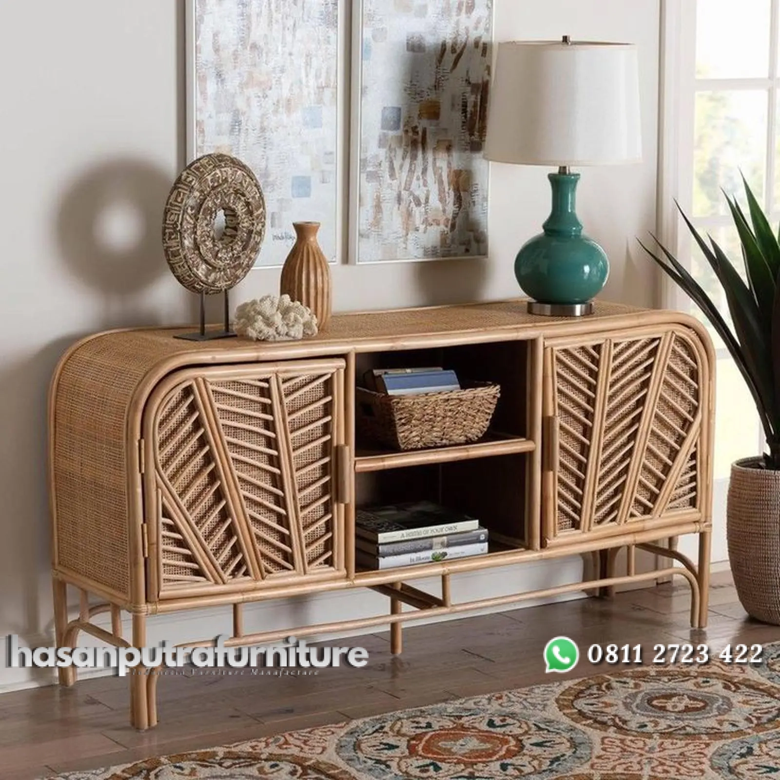 Bufet rotan alami klasik bufet panjang terbaru Indonesia Furniture 1 Bufet rotan alami klasik bufet panjang terbaru Indonesia Furniture
