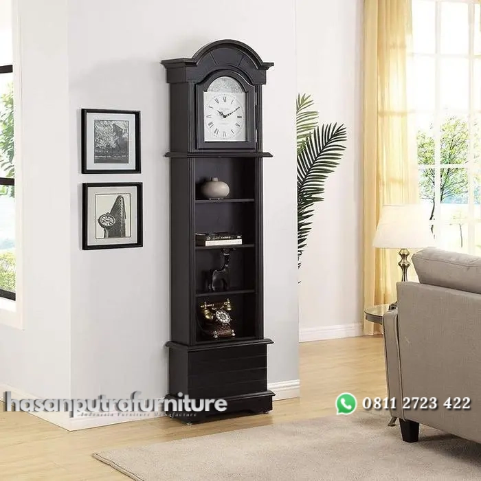 Lemari jam minimalis dengan rak buku almari jam elegan Indonesia Furniture 2 Lemari jam minimalis dengan rak buku almari jam elegan Indonesia Furniture - Gambar 2
