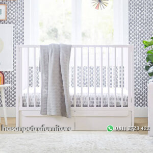 Box Bayi Modern Gaya Minimalis 2 Laci Hasan Putra Furniture Jepara - Indonesia Furniture