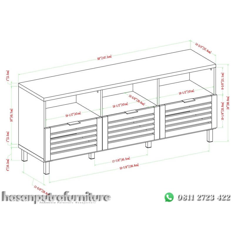 Bufet TV Jati Model Minimalis Modern Terbaru Hasan Putra Furniture Jepara - Indonesia Furniture 3 Bufet TV Jati Model Minimalis Modern Terbaru Hasan Putra Furniture Jepara - Indonesia Furniture - Gambar 3