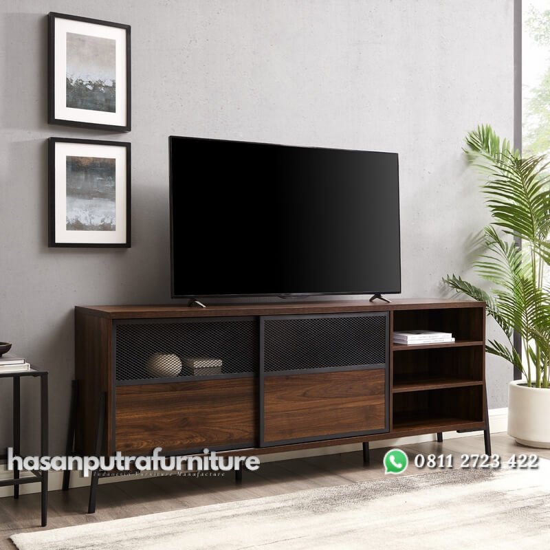 Bufet TV Jati Modern Model Minimalis Terbaru 2022 Hasan Putra Furniture Jepara - Indonesia Furniture 1 Bufet TV Jati Modern Model Minimalis Terbaru 2022 Hasan Putra Furniture Jepara - Indonesia Furniture