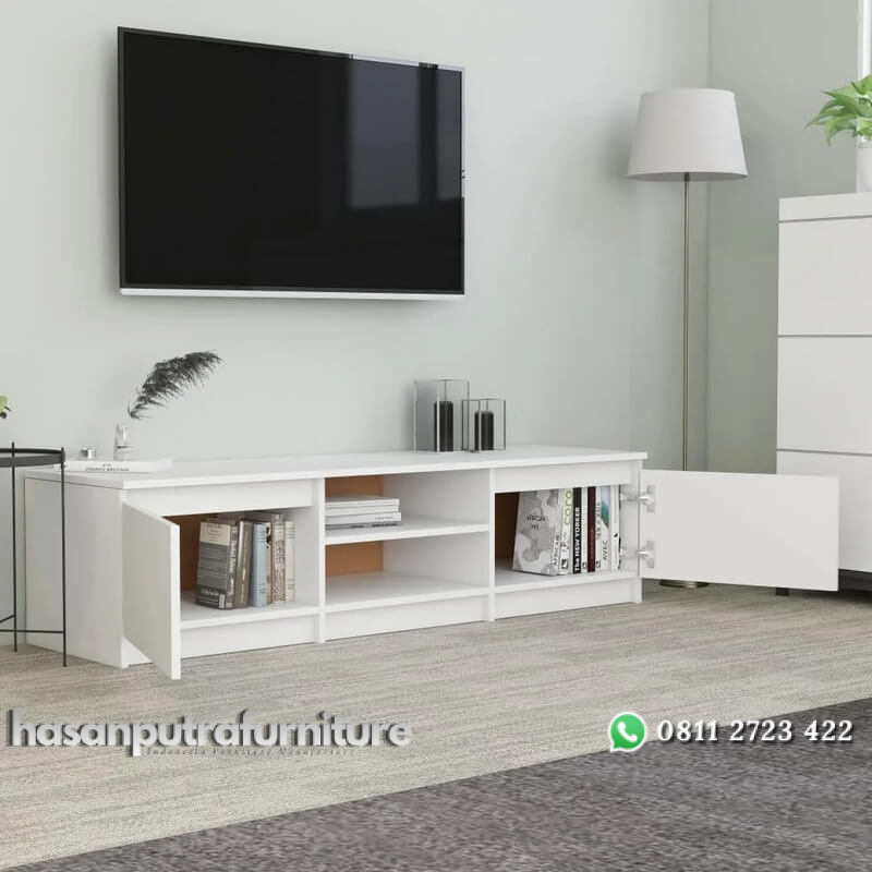 Bufet TV Putih Minimalis Adelicia Model Terbaru Hasan Putra Furniture Jepara - Indonesia Furniture 2 Bufet TV Putih Minimalis Adelicia Model Terbaru Hasan Putra Furniture Jepara - Indonesia Furniture - Gambar 2