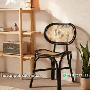 Kursi cafe rotan terbaru kursi restoran kombinasi rotan alami Indonesia Furniture