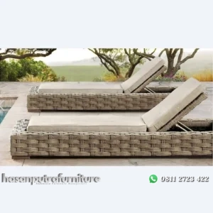 Lonjer anyaman tali rope terbaru lonjer outdoor modern Indonesia Furniture