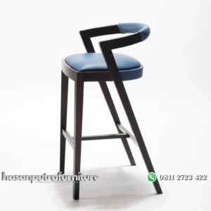 Kursi bar terbaru sandaran lengkung lapis jok kursi bar modern Indonesia Furniture