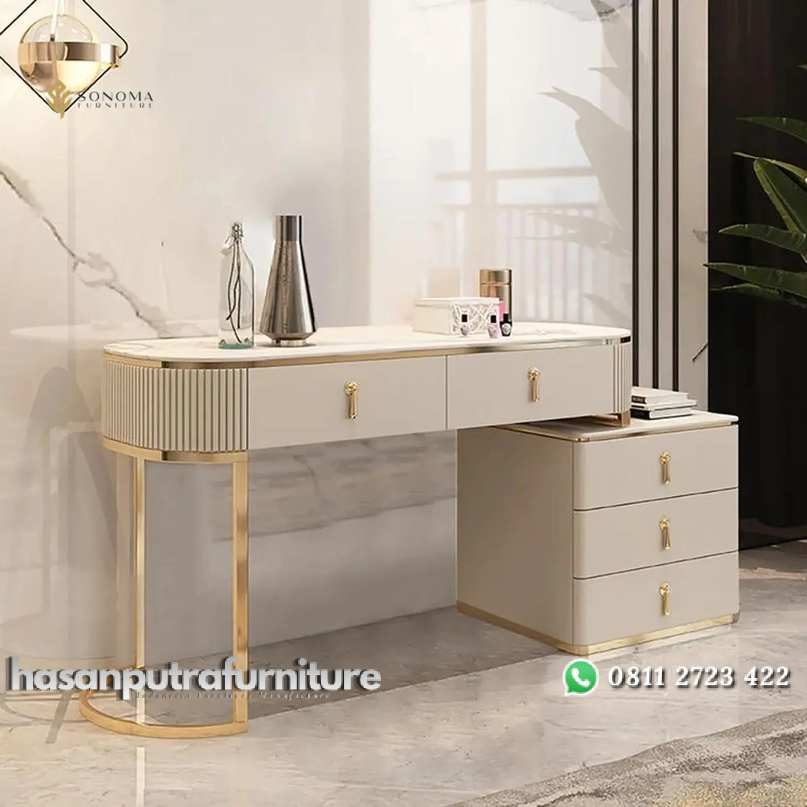 meja konsol / console table stainles mix modern luxury top barble Indonesia Furniture 1 meja konsol / console table stainles mix modern luxury top barble Indonesia Furniture