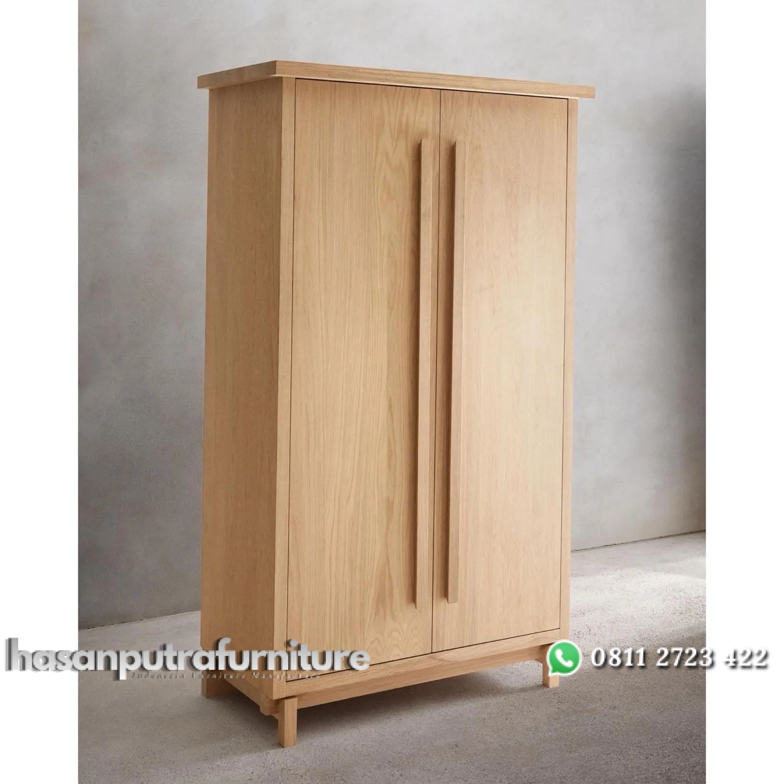 Almari pakaian kayu jati warna bleacing terbaru lemari pakaian modern Indonesia Furniture 1 Almari pakaian kayu jati warna bleacing terbaru lemari pakaian modern Indonesia Furniture