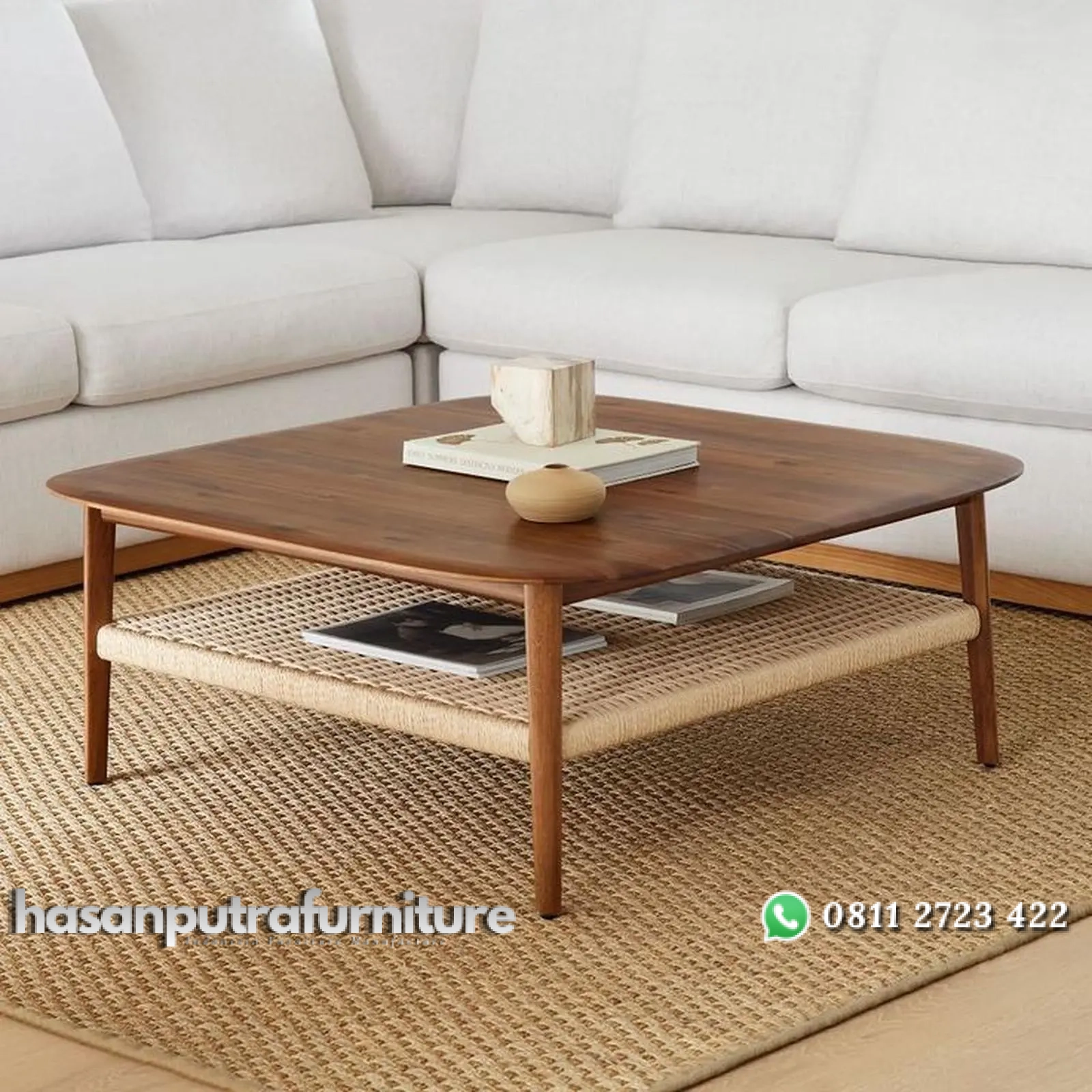 Meja tamu modern ambalan anyaman lum meja sofa terbaik Indonesia Furniture 1 Meja tamu modern ambalan anyaman lum meja sofa terbaik Indonesia Furniture