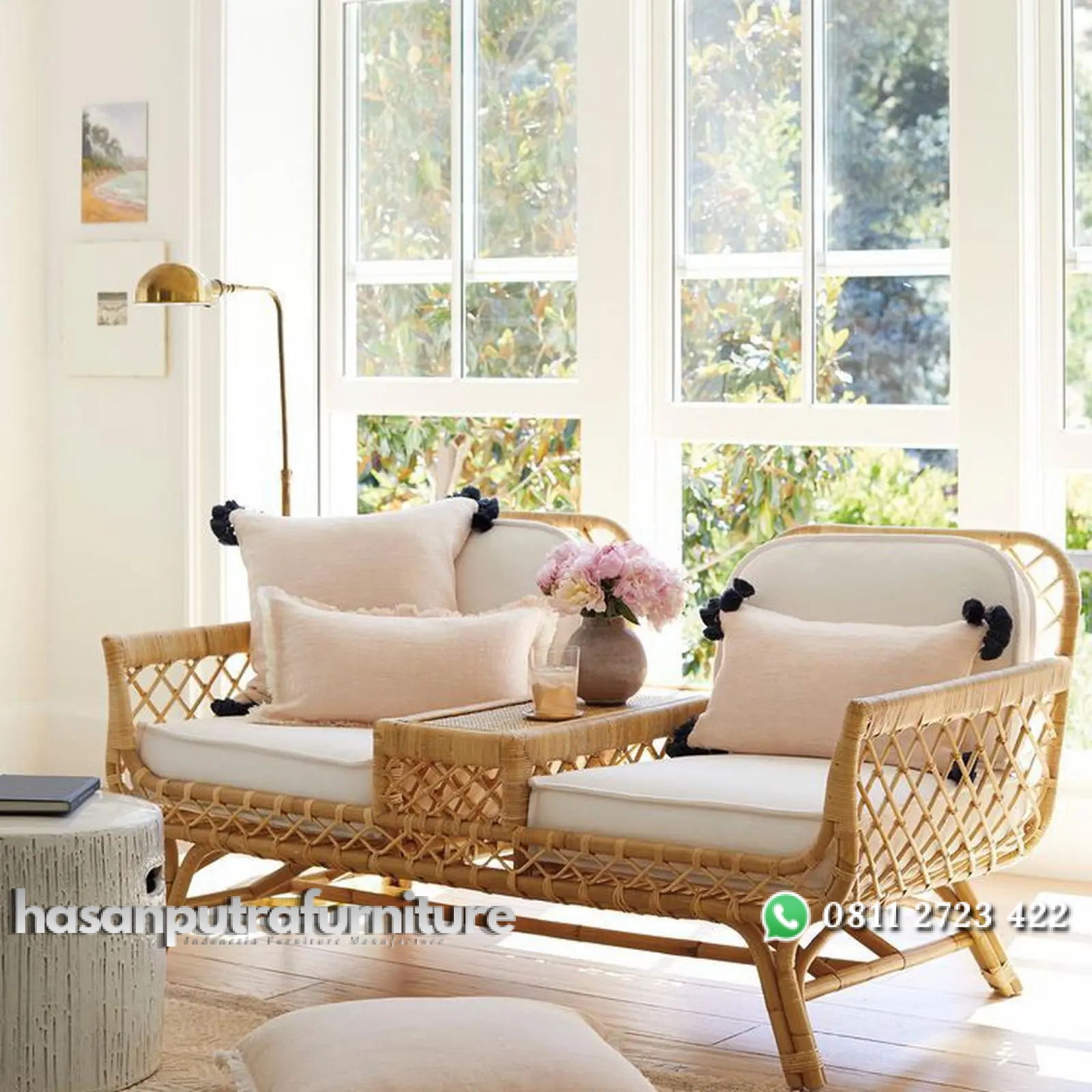 Kursi teras rotan alami unik bangku rotan kekinian Indonesia Furniture 1 Kursi teras rotan alami unik bangku rotan kekinian Indonesia Furniture