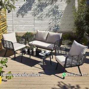 Dp 30% kursi rotan sintetis full bantalan (pesanan pak albert) Indonesia Furniture