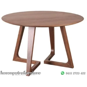 meja teras minimalis kayunjati solid Indonesia Furniture