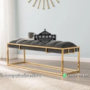 sofa stool stainles gold glosy modern ( sofa tamu, kursi teras) Indonesia Furniture