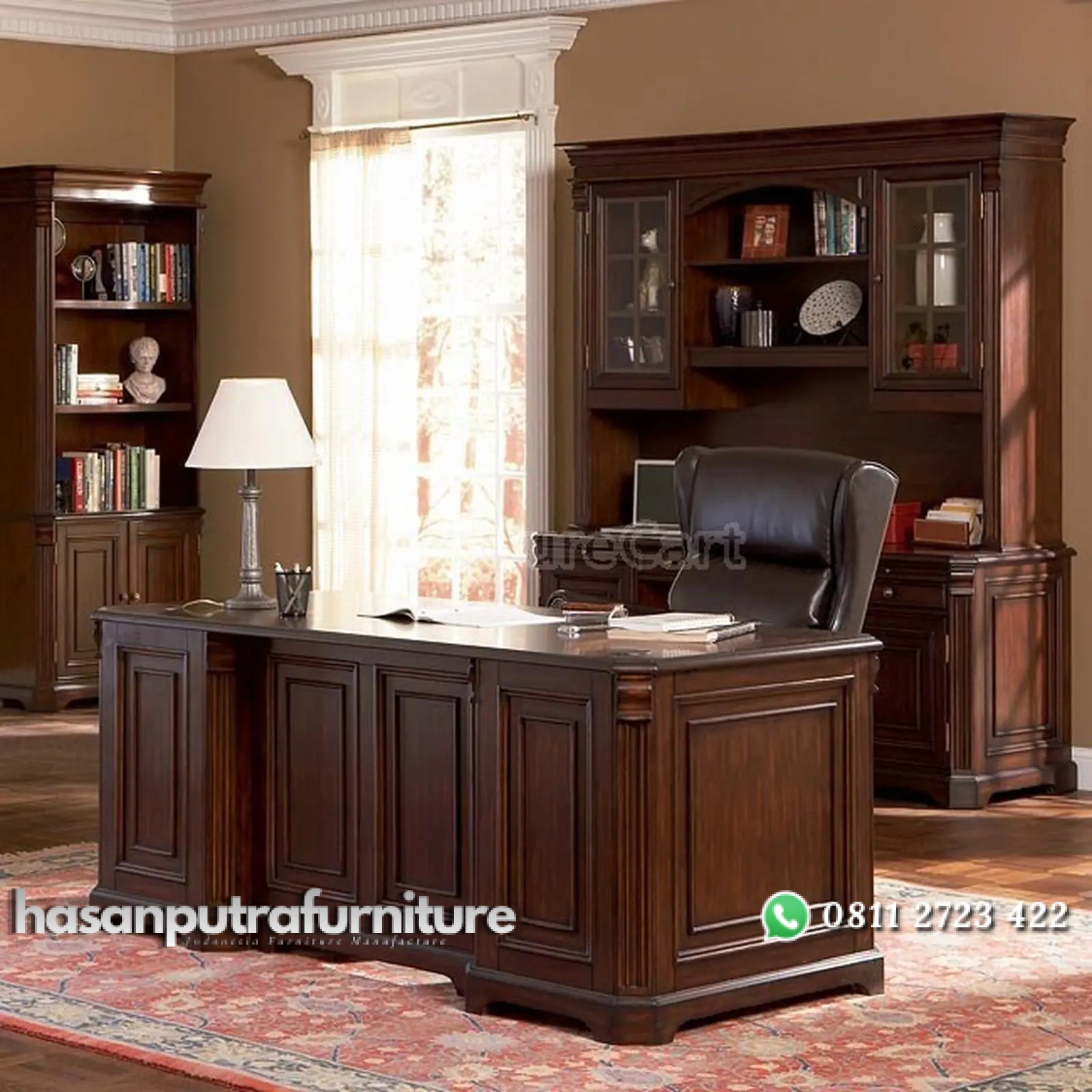 Meja kerja terbaru kayu jati meja direksi minimalis Indonesia Furniture 1 Meja kerja terbaru kayu jati meja direksi minimalis Indonesia Furniture