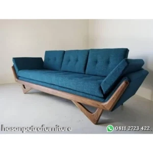 Bangku santai kayu jati terbaru dudukan busa tebal Indonesia Furniture