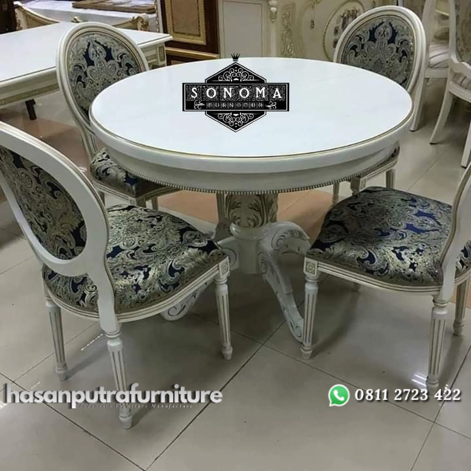 meja makan bulat salina ( kursi makan, kursi jati, meja tamu, nakas) Indonesia Furniture 1 meja makan bulat salina ( kursi makan, kursi jati, meja tamu, nakas) Indonesia Furniture