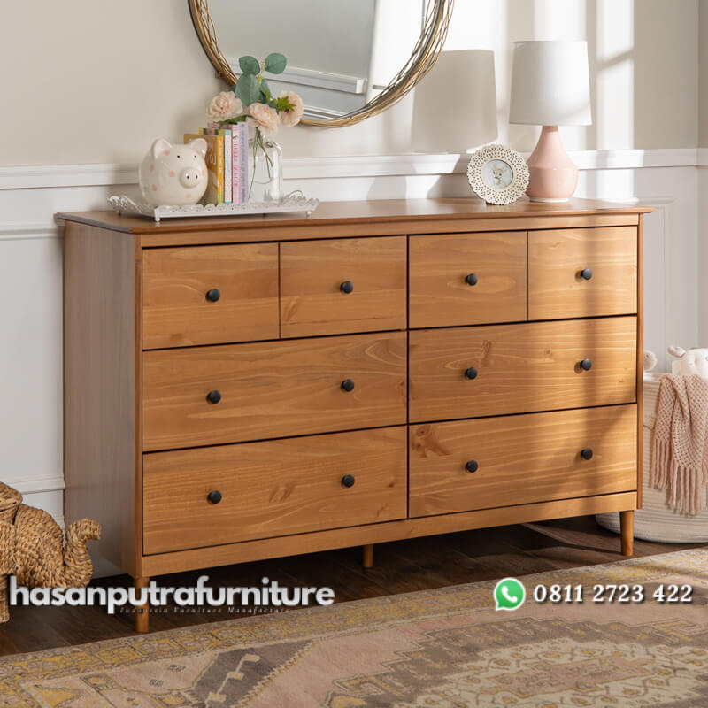 Dresser Jati Minimalis 6 Laci Irene Hasan Putra Furniture Jepara - Indonesia Furniture 3 Dresser Jati Minimalis 6 Laci Irene Hasan Putra Furniture Jepara - Indonesia Furniture - Gambar 3