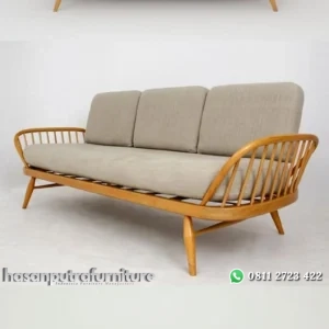 Bangku santai terbaru kayu jati kursi santai dudukan busa Indonesia Furniture