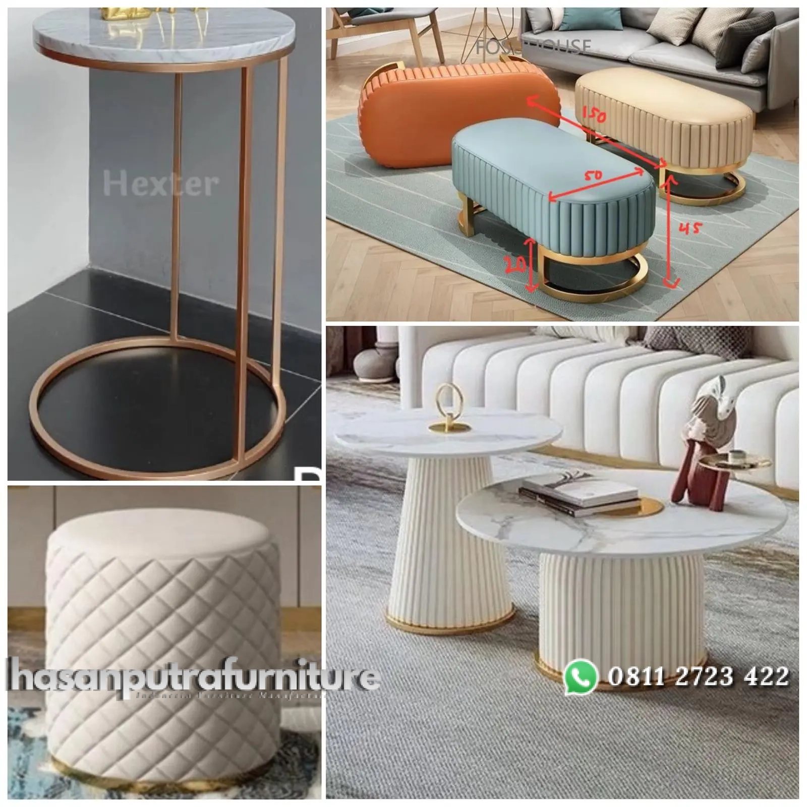 Barang2 kaki stainless gold (pesanan pribadi) Indonesia Furniture 1 Barang2 kaki stainless gold (pesanan pribadi) Indonesia Furniture
