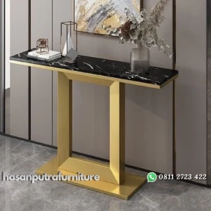 meja konsol / console table stainless premium populer Indonesia Furniture