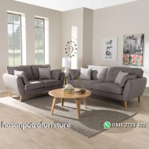 Set sofa retro terbaru kursi sofa dudukan busa Indonesia Furniture