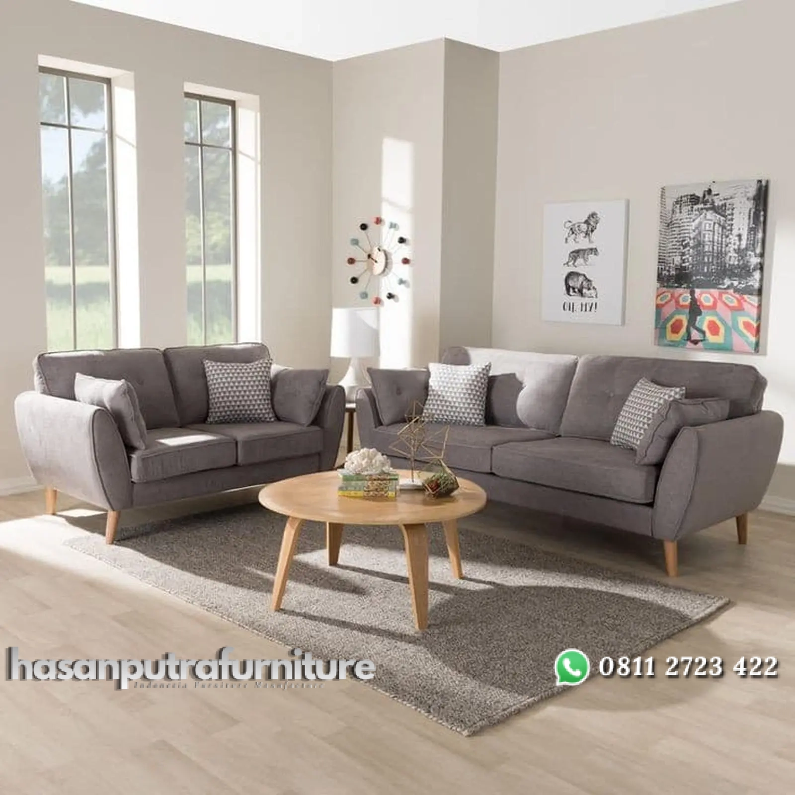 Set sofa retro terbaru kursi sofa dudukan busa Indonesia Furniture 1 Set sofa retro terbaru kursi sofa dudukan busa Indonesia Furniture