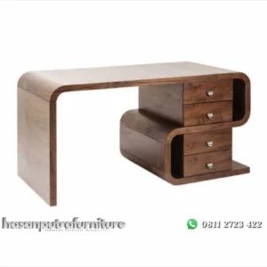 Meja kantor modern kayu jati meja kerja terbaru Indonesia Furniture