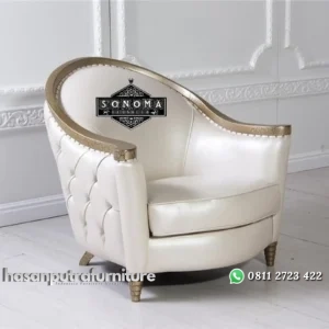 sofa single queen gold ( sofa retro, sofa shabby, sofa minimalis) Indonesia Furniture