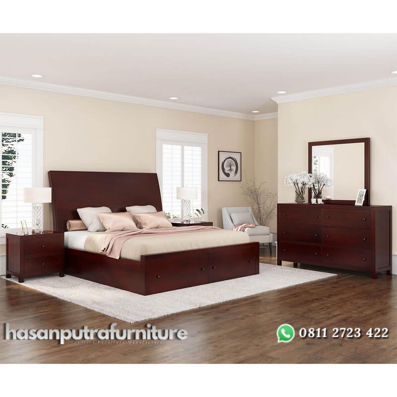 Kamar Set Kayu Jati Roxy Model Minimalis Terbaru Hasan Putra Furniture Jepara - Indonesia Furniture 2 Kamar Set Kayu Jati Roxy Model Minimalis Terbaru Hasan Putra Furniture Jepara - Indonesia Furniture - Gambar 2