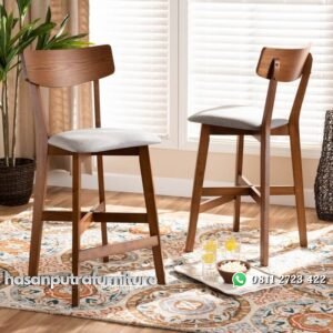 Kursi Bar Jati VIN Model Minimalis Terbaru Jepara Hasan Putra Furniture Jepara - Indonesia Furniture