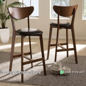 Kursi Bar Kayu Melly’s Model Minimalis Terbaru Hasan Putra Furniture Jepara - Indonesia Furniture