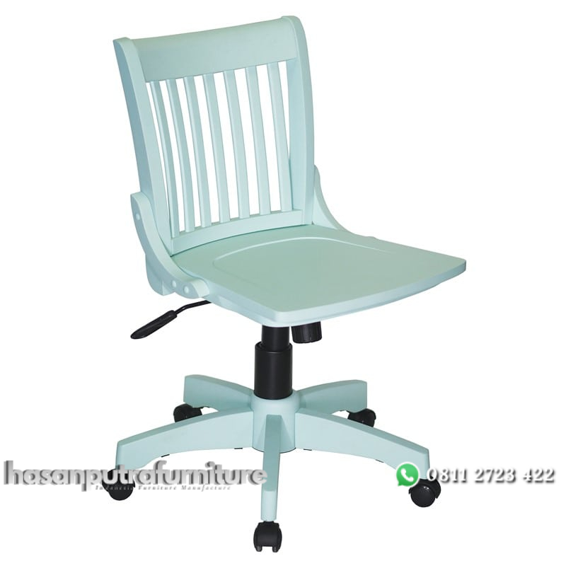 Kursi Kantor Vintage Style Blue Hasan Putra Furniture Jepara - Indonesia Furniture 2 Kursi Kantor Vintage Style Blue Hasan Putra Furniture Jepara - Indonesia Furniture - Gambar 2