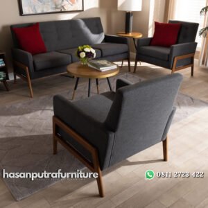 Kursi Tamu Retro Minimalis Model Dari Kayu Jati Hasan Putra Furniture Jepara - Indonesia Furniture